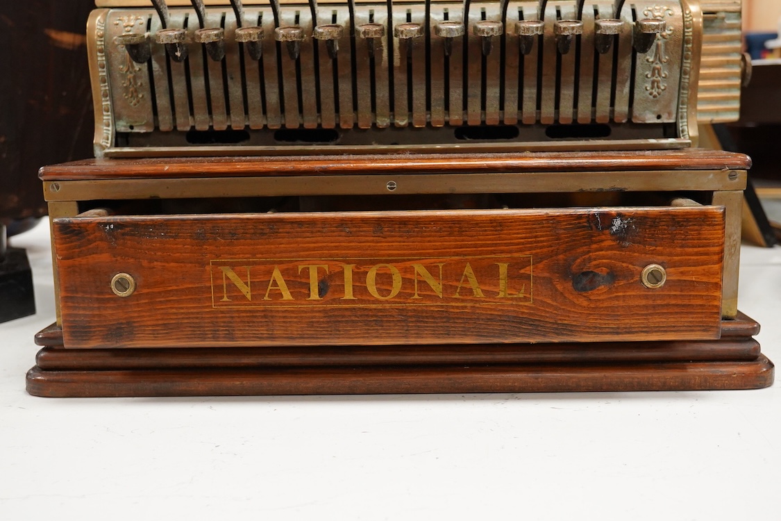 A vintage National Cash Register